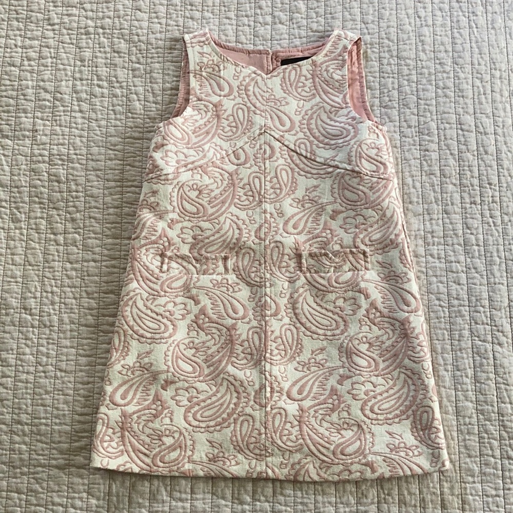 EUC Paisley Pink & White Dress